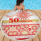 Dolphins NAIDOC Week Beach Blanket Aboriginal Torres Strait Islanders Vibe