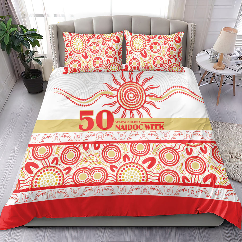 Dolphins NAIDOC Week Bedding Set Aboriginal Torres Strait Islanders Vibe