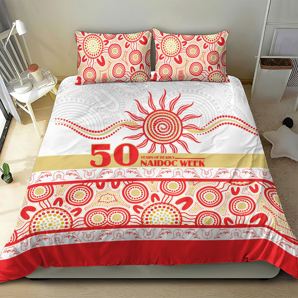 Dolphins NAIDOC Week Bedding Set Aboriginal Torres Strait Islanders Vibe