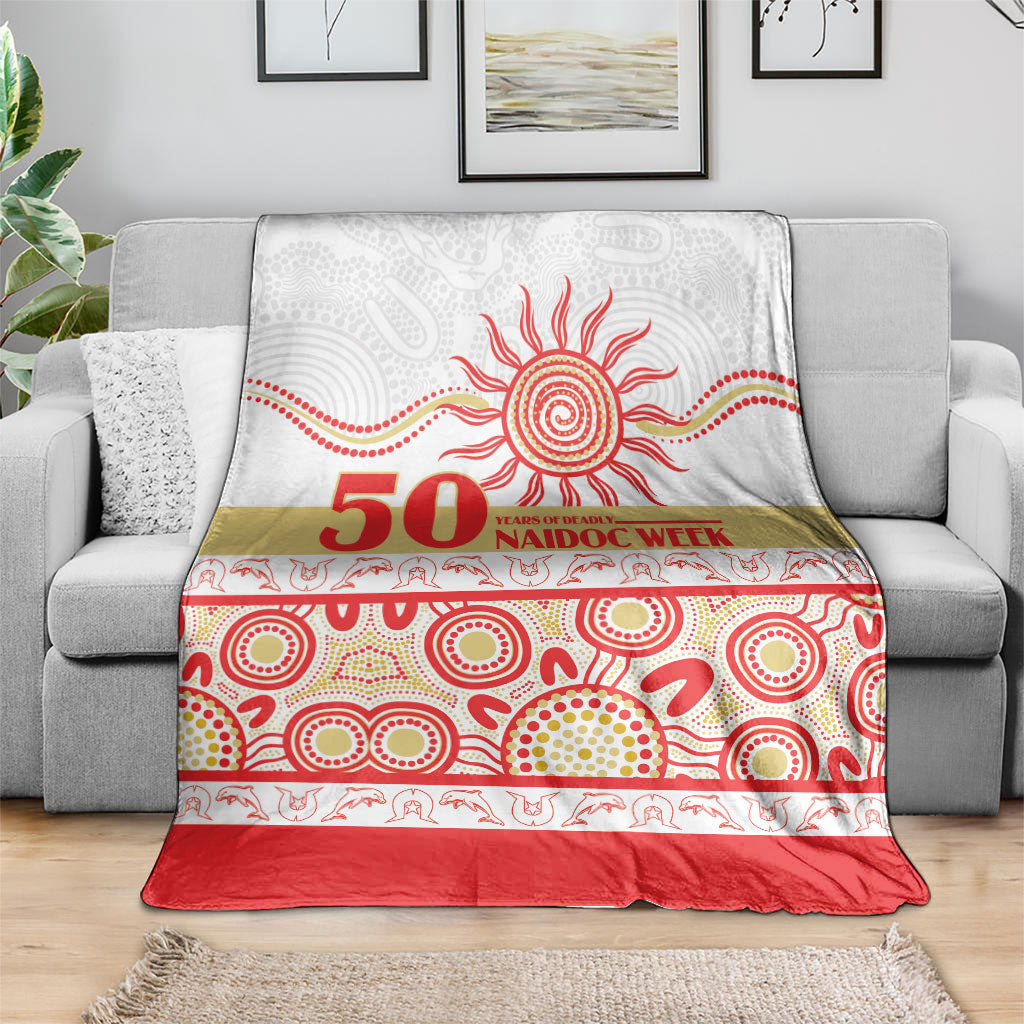 Dolphins NAIDOC Week Blanket Aboriginal Torres Strait Islanders Vibe