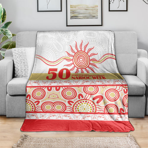 Dolphins NAIDOC Week Blanket Aboriginal Torres Strait Islanders Vibe