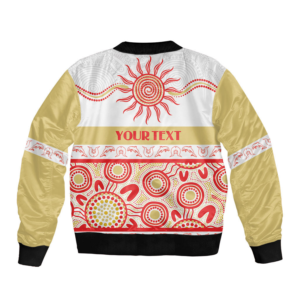 Dolphins NAIDOC Week Personalised Bomber Jacket Aboriginal Torres Strait Islanders Vibe