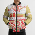Dolphins NAIDOC Week Personalised Bomber Puffer Jacket Aboriginal Torres Strait Islanders Vibe