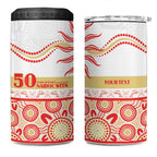Dolphins NAIDOC Week Personalised 4 in 1 Can Cooler Tumbler Aboriginal Torres Strait Islanders Vibe
