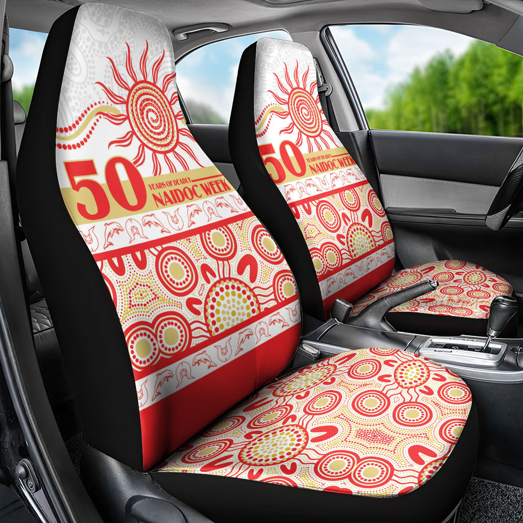 Dolphins NAIDOC Week Car Seat Cover Aboriginal Torres Strait Islanders Vibe