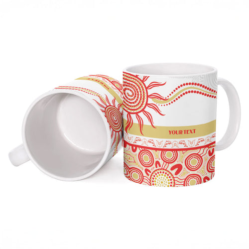 Dolphins NAIDOC Week Personalised Ceramic Mug Aboriginal Torres Strait Islanders Vibe