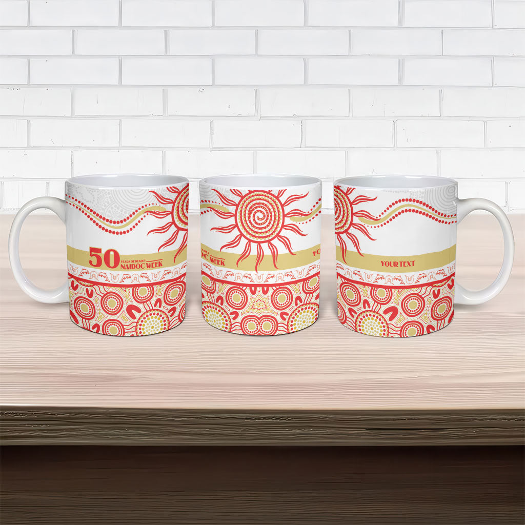 Dolphins NAIDOC Week Personalised Ceramic Mug Aboriginal Torres Strait Islanders Vibe