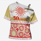 Dolphins NAIDOC Week Personalised Cross Shoulder Shirt Aboriginal Torres Strait Islanders Vibe