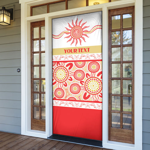 Dolphins NAIDOC Week Personalised Door Cover Aboriginal Torres Strait Islanders Vibe