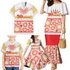 Dolphins NAIDOC Week Personalised Family Matching Mermaid Dress and Hawaiian Shirt Aboriginal Torres Strait Islanders Vibe
