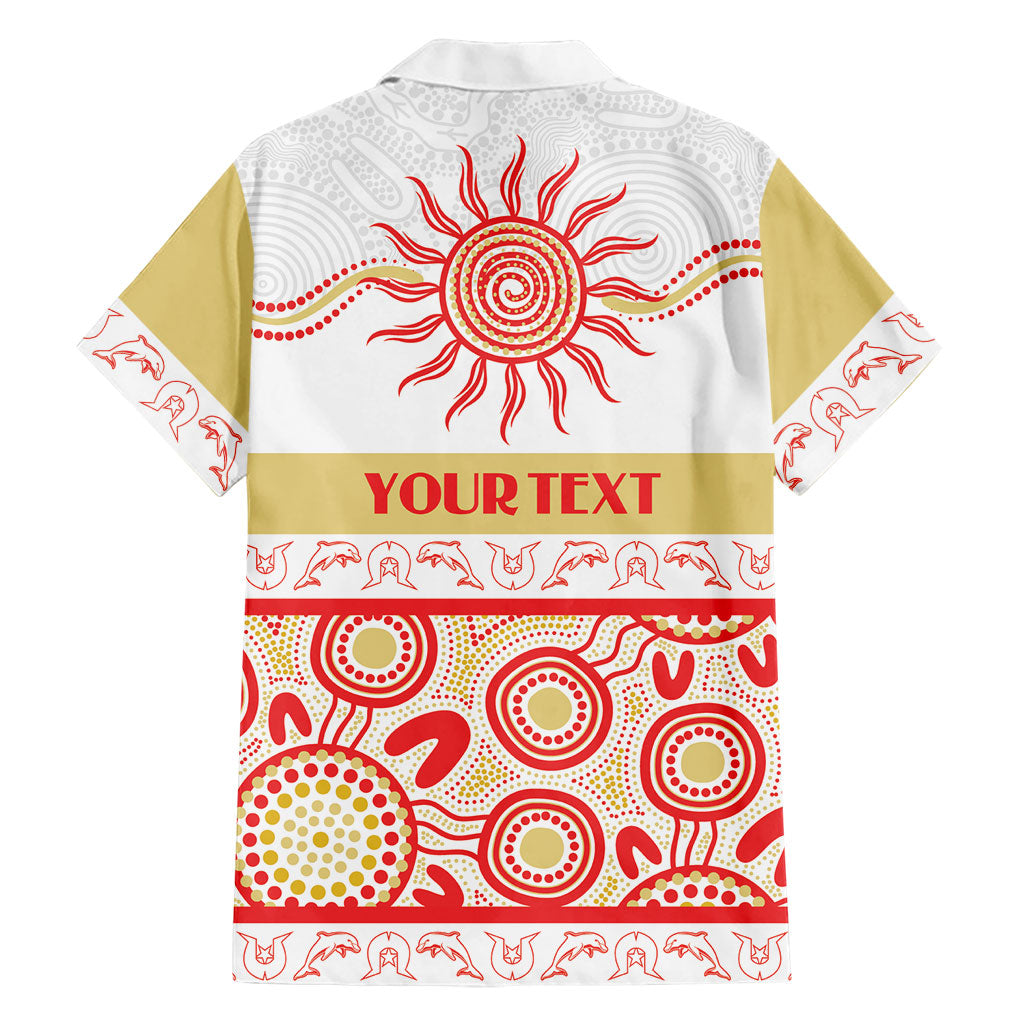Dolphins NAIDOC Week Personalised Family Matching Mermaid Dress and Hawaiian Shirt Aboriginal Torres Strait Islanders Vibe