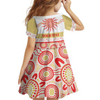 Dolphins NAIDOC Week Personalised Family Matching Off Shoulder Short Dress and Hawaiian Shirt Aboriginal Torres Strait Islanders Vibe