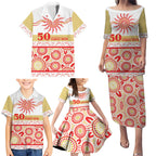 Dolphins NAIDOC Week Personalised Family Matching Puletasi and Hawaiian Shirt Aboriginal Torres Strait Islanders Vibe