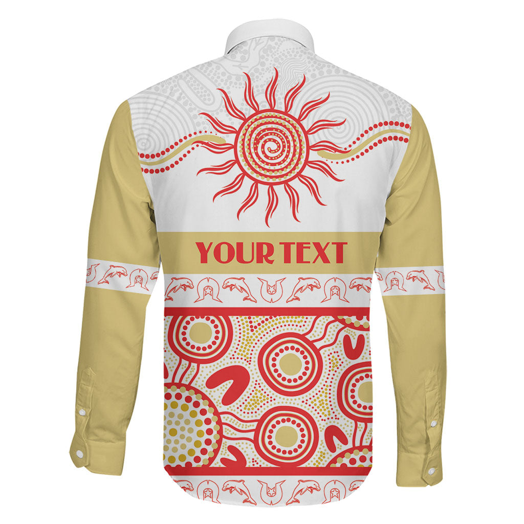 Dolphins NAIDOC Week Personalised Family Matching Puletasi and Hawaiian Shirt Aboriginal Torres Strait Islanders Vibe