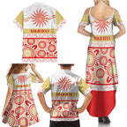 Dolphins NAIDOC Week Personalised Family Matching Summer Maxi Dress and Hawaiian Shirt Aboriginal Torres Strait Islanders Vibe