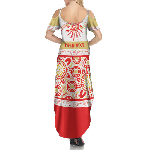 Dolphins NAIDOC Week Personalised Family Matching Summer Maxi Dress and Hawaiian Shirt Aboriginal Torres Strait Islanders Vibe