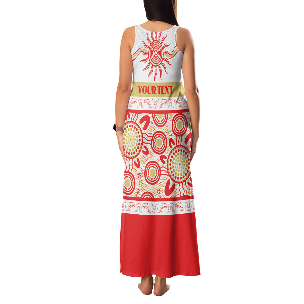 Dolphins NAIDOC Week Personalised Family Matching Tank Maxi Dress and Hawaiian Shirt Aboriginal Torres Strait Islanders Vibe