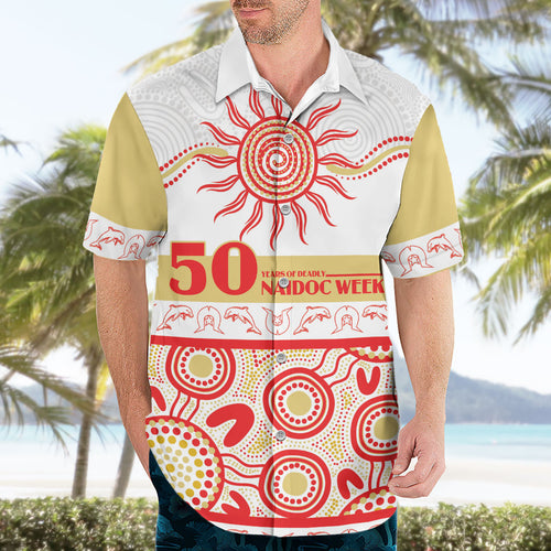 Dolphins NAIDOC Week Personalised Hawaiian Shirt Aboriginal Torres Strait Islanders Vibe