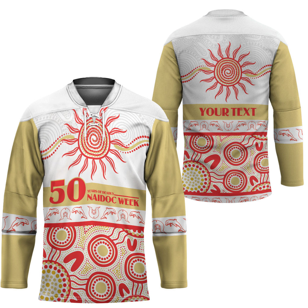 Dolphins NAIDOC Week Personalised Hockey Jersey Aboriginal Torres Strait Islanders Vibe