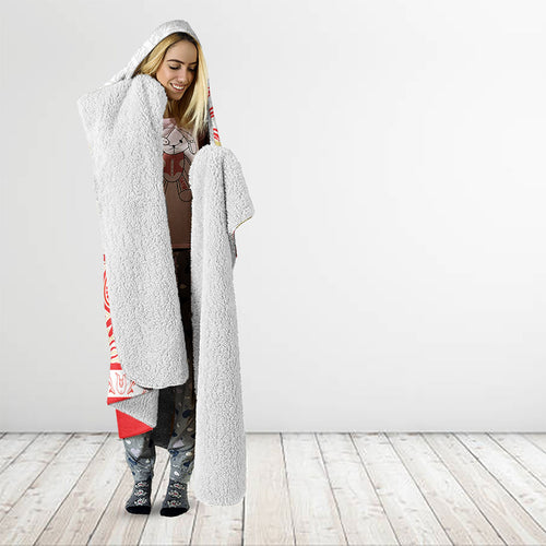 Dolphins NAIDOC Week Hooded Blanket Aboriginal Torres Strait Islanders Vibe
