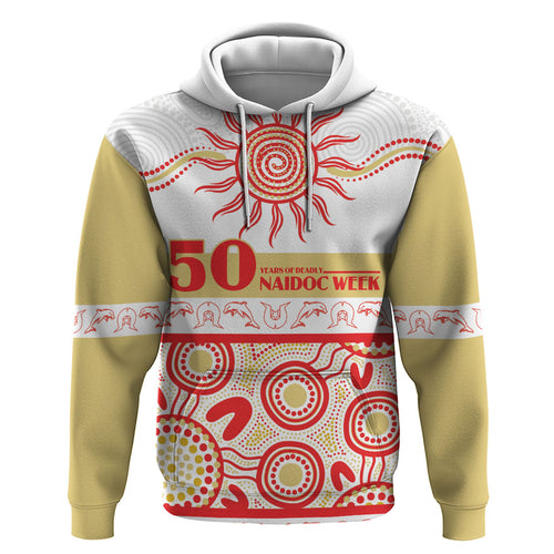 Dolphins NAIDOC Week Personalised Hoodie Aboriginal Torres Strait Islanders Vibe