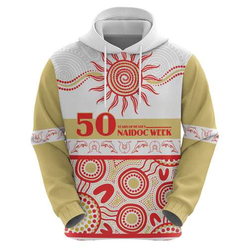 Dolphins NAIDOC Week Personalised Hoodie Aboriginal Torres Strait Islanders Vibe