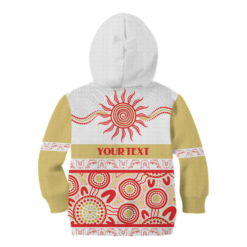 Dolphins NAIDOC Week Personalised Kid Hoodie Aboriginal Torres Strait Islanders Vibe