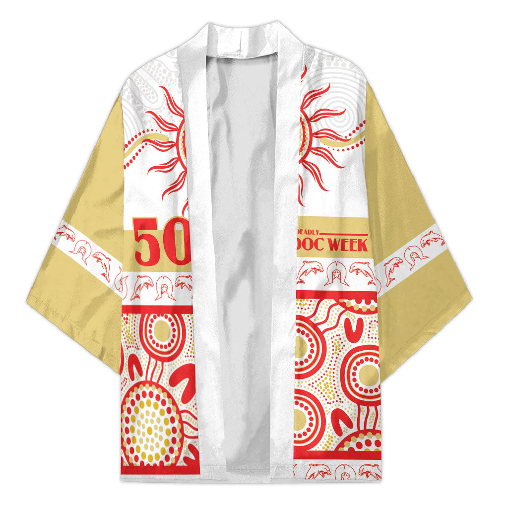 Dolphins NAIDOC Week Personalised Kimono Aboriginal Torres Strait Islanders Vibe