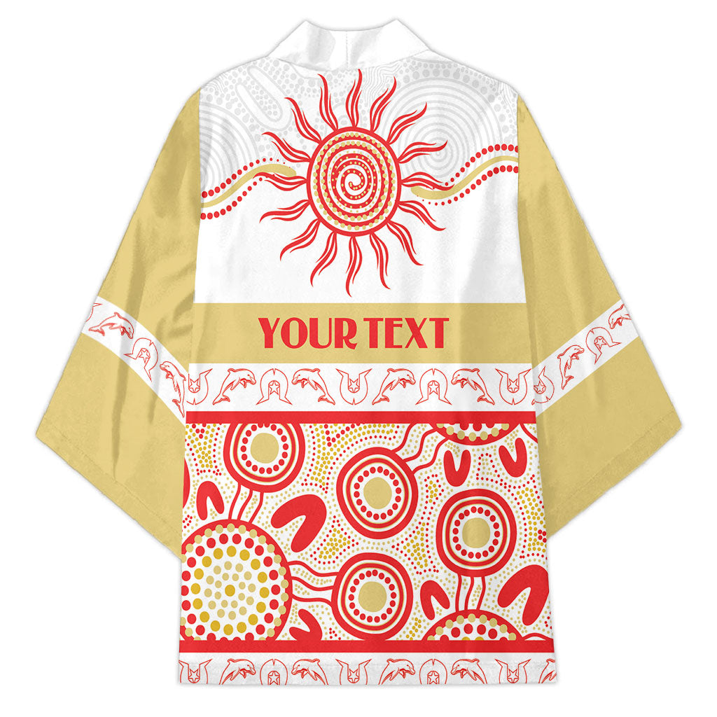 Dolphins NAIDOC Week Personalised Kimono Aboriginal Torres Strait Islanders Vibe