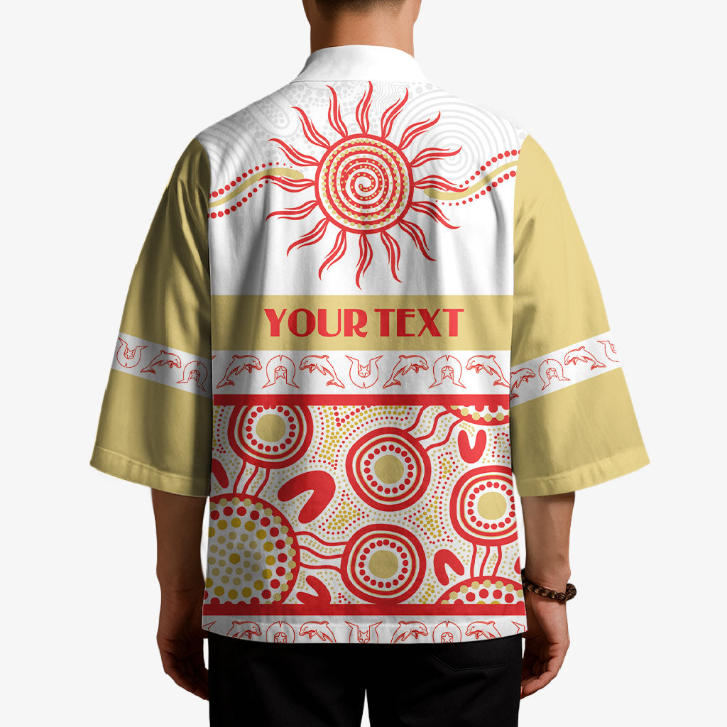 Dolphins NAIDOC Week Personalised Kimono Aboriginal Torres Strait Islanders Vibe