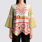 Dolphins NAIDOC Week Personalised Kimono Sleeve Blouse Aboriginal Torres Strait Islanders Vibe