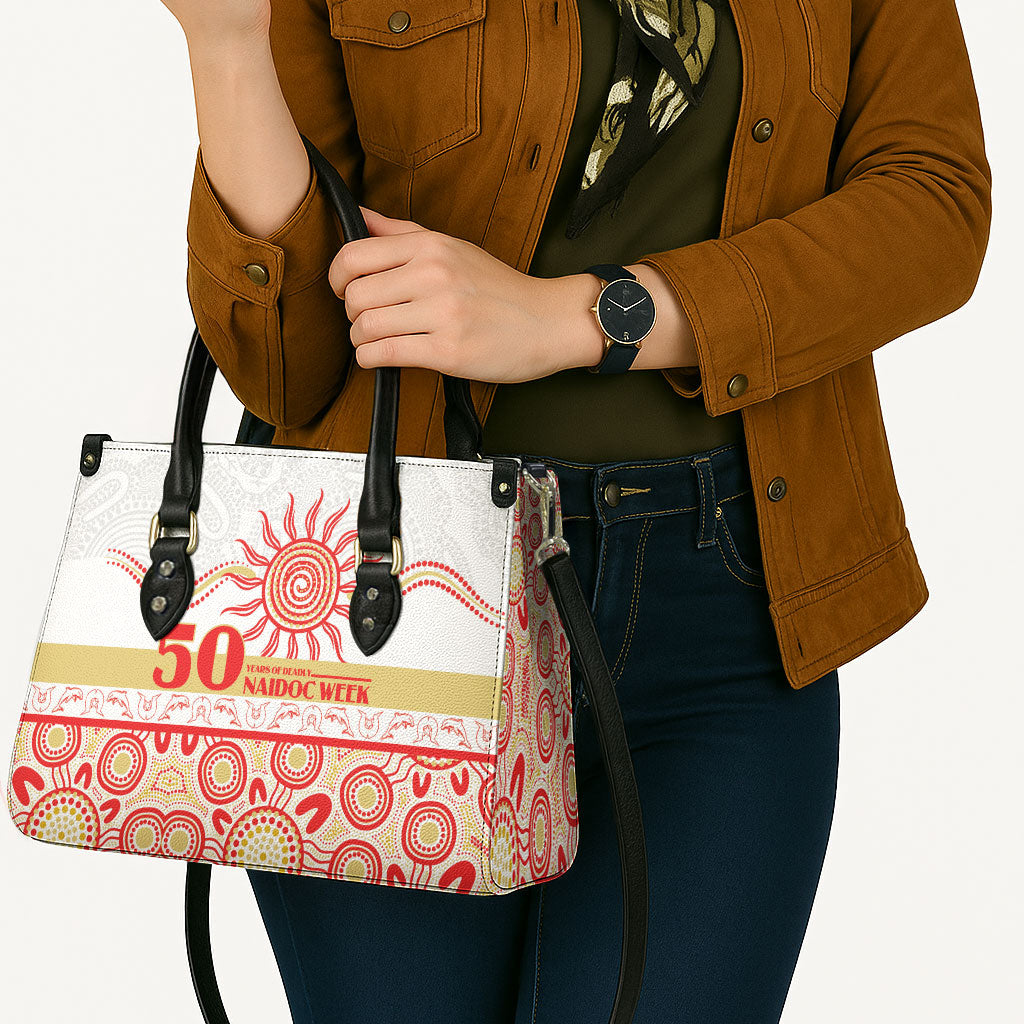 Dolphins NAIDOC Week Leather Bag Aboriginal Torres Strait Islanders Vibe