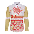 Dolphins NAIDOC Week Personalised Long Sleeve Button Shirt Aboriginal Torres Strait Islanders Vibe