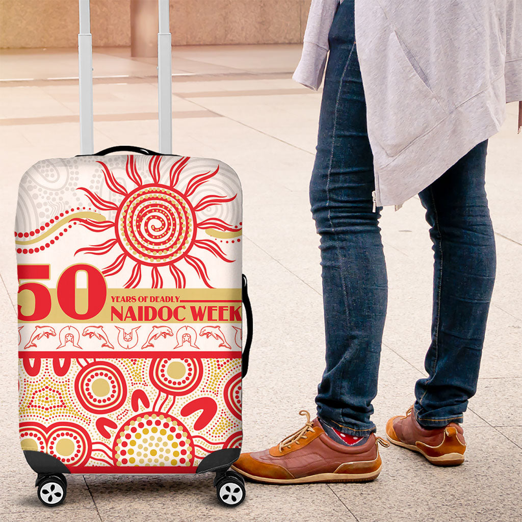Dolphins NAIDOC Week Luggage Cover Aboriginal Torres Strait Islanders Vibe