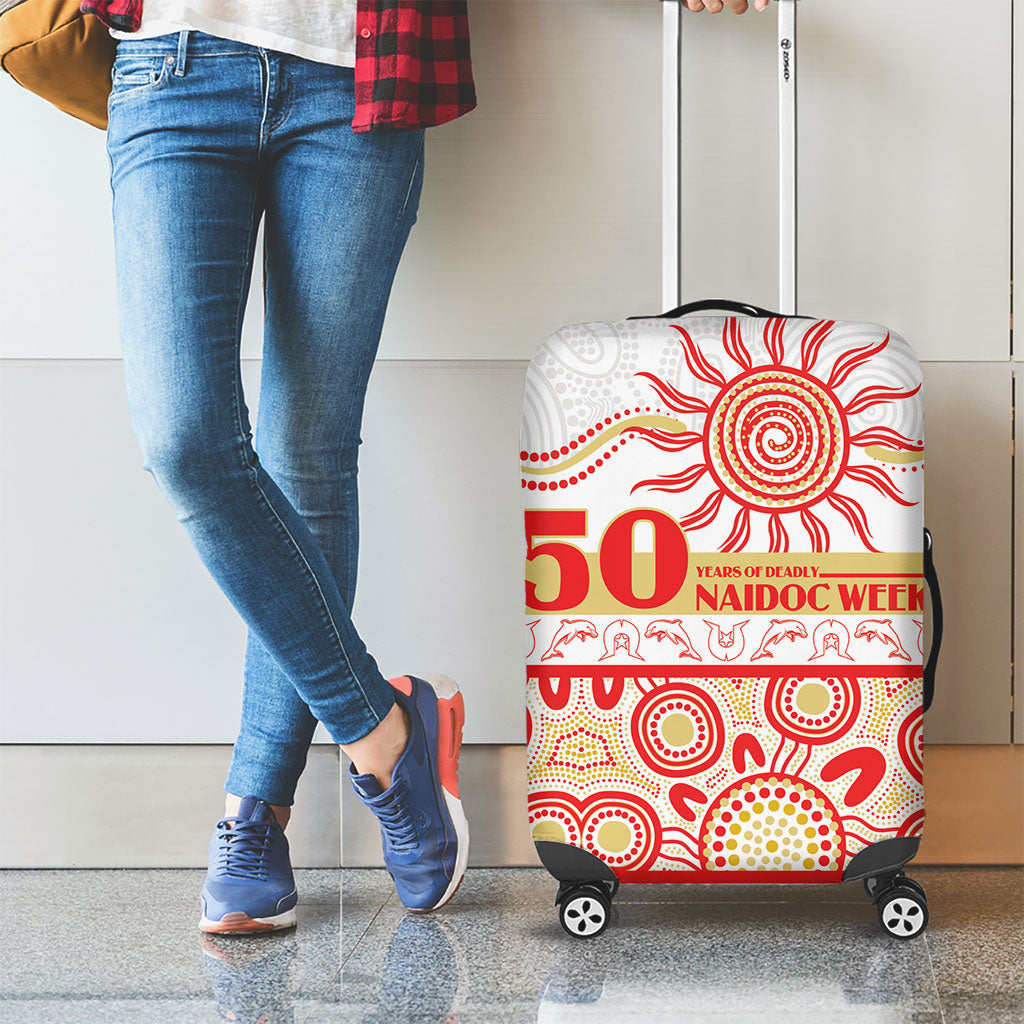 Dolphins NAIDOC Week Luggage Cover Aboriginal Torres Strait Islanders Vibe