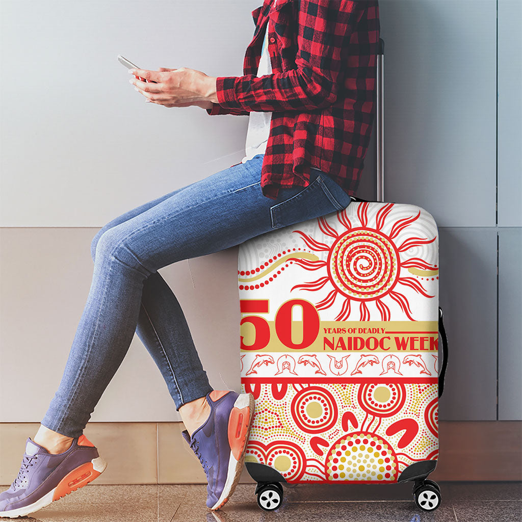 Dolphins NAIDOC Week Luggage Cover Aboriginal Torres Strait Islanders Vibe