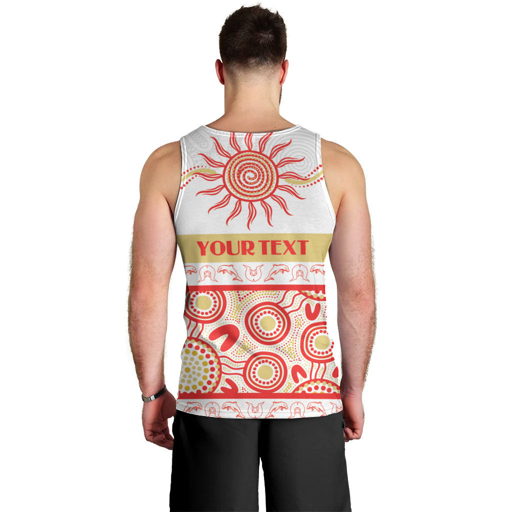 Dolphins NAIDOC Week Personalised Men Tank Top Aboriginal Torres Strait Islanders Vibe