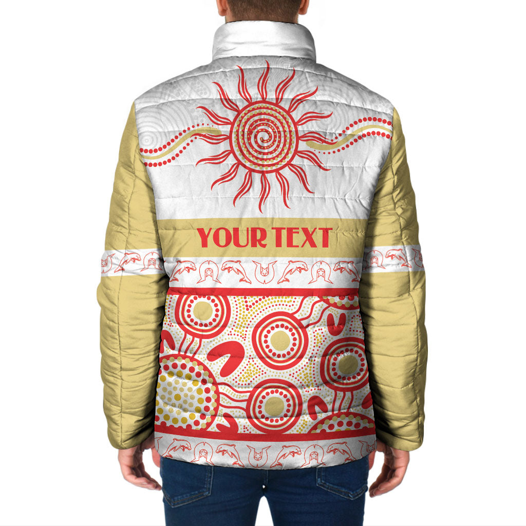 Dolphins NAIDOC Week Personalised Padded Jacket Aboriginal Torres Strait Islanders Vibe