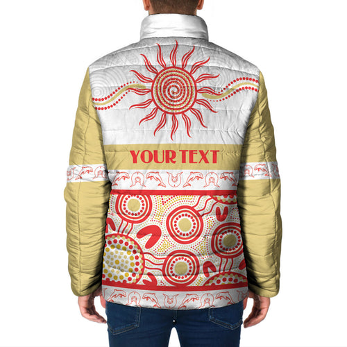 Dolphins NAIDOC Week Personalised Padded Jacket Aboriginal Torres Strait Islanders Vibe