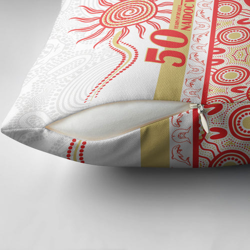 Dolphins NAIDOC Week Pillow Cover Aboriginal Torres Strait Islanders Vibe