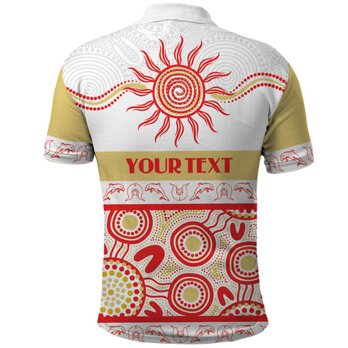 Dolphins NAIDOC Week Personalised Polo Shirt Aboriginal Torres Strait Islanders Vibe