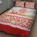Dolphins NAIDOC Week Quilt Bed Set Aboriginal Torres Strait Islanders Vibe