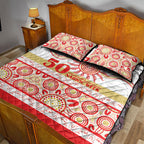 Dolphins NAIDOC Week Quilt Bed Set Aboriginal Torres Strait Islanders Vibe