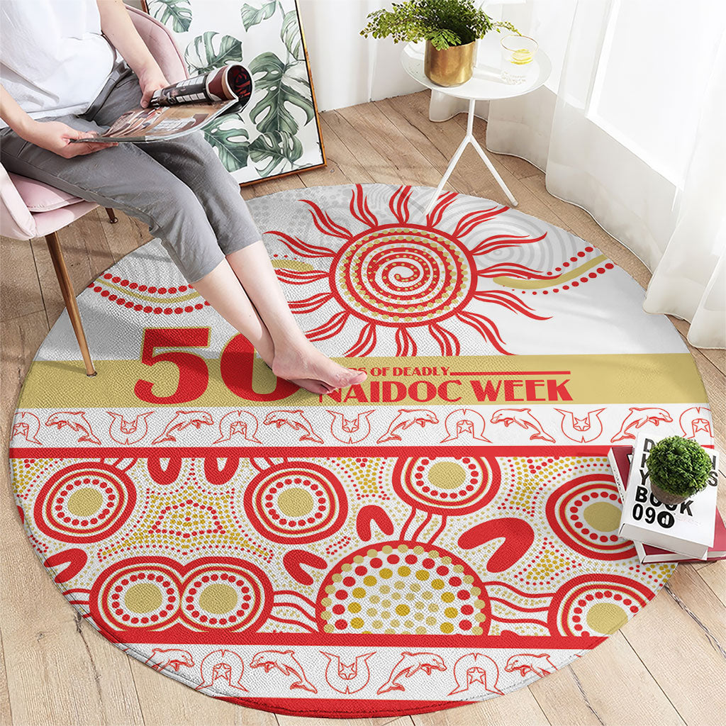 Dolphins NAIDOC Week Round Carpet Aboriginal Torres Strait Islanders Vibe