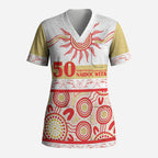 Dolphins NAIDOC Week Personalised Scrub Top Aboriginal Torres Strait Islanders Vibe