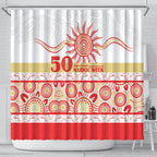Dolphins NAIDOC Week Shower Curtain Aboriginal Torres Strait Islanders Vibe