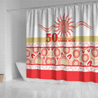 Dolphins NAIDOC Week Shower Curtain Aboriginal Torres Strait Islanders Vibe