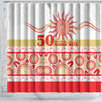 Dolphins NAIDOC Week Shower Curtain Aboriginal Torres Strait Islanders Vibe