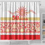 Dolphins NAIDOC Week Shower Curtain Aboriginal Torres Strait Islanders Vibe