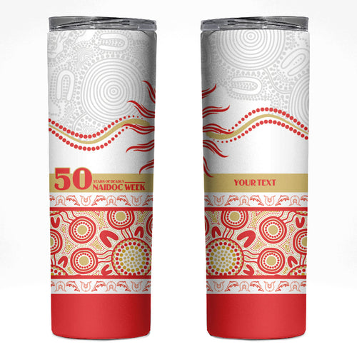 Dolphins NAIDOC Week Personalised Skinny Tumbler Aboriginal Torres Strait Islanders Vibe